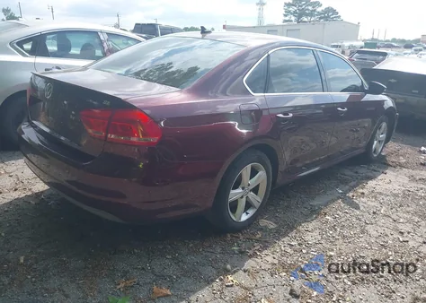 2012 Volkswagen Passat 2.5L Se from USA, damaged, VIN 1VWBP7A39CC082767